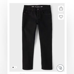 BNWT. Children’s place boys Black Jeans. 
Size 5 husky slim fit